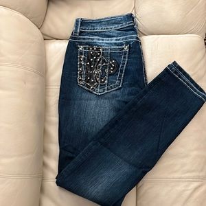 Miss me dark blue jeans